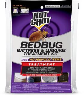 Hot Shot 071121961686 Bed Bug Mattress And Luggage Treatment Kit Kills Bugs Eggs On Furni