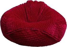 Beanbag01 Huamengoo Soft Bean Bag Chair Cover No Filler Sofa Storage Grid X-large Red