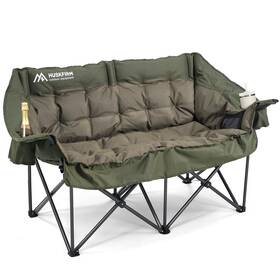 Huskfirm B0f2mrfts1 Double Camping Chairs Padded 30 Inches X 21 36 Green