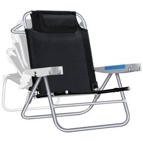 Iceco Bc75b-fba Backpacking Beach Chairs For Adults 5 Adult Xl Black-1pack