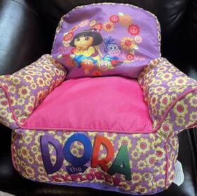 Idea Nuova - New York 885377555199 Nickelodeon Dora The Explorer Bean Bag Chair Purple