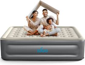 I-c-032 Idoo Queen Air Mattress With Built-in Pump Luxury Double High Inflatable