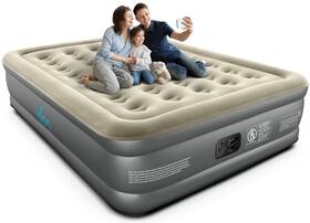 I-c-04-gw Idoo Air Mattress Queen With Built In Pump 18 Raised Comfort Blow Up Mattres