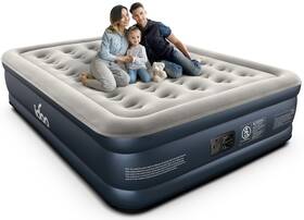I-c-04-v2 Idoo Queen Air Mattress With Built In Pump 18 Raised Comfort Blow Up Mattres