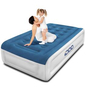 I-c-07 Idoo Twin Size Air Mattress Inflatable Bed With Built-in Pump 2 Mins Fast Bl