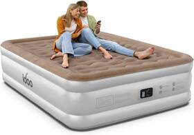 Idoo I-hom38 Queen Air Mattress With Built In Pump Upgraded Inflatable Blow Up