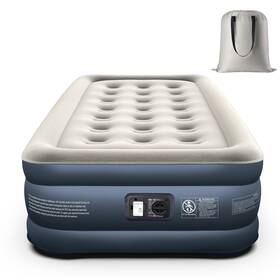 Wmt-05-gy Idoo Air Mattress Inflatable Airbed With Built-in Pump For Guest Home Camping