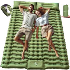 Iforrestgen6prod Iforrest Self-inflating Double Sleeping Pad - Fast 60s Foot Pump 2 Person Ultralight A