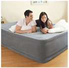 Indexduraab Intex Comfort Inflatable Queen Size Air Bed Mattress With