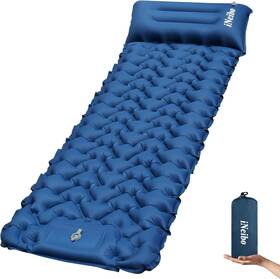 Sp01 Ineibo Sleeping Pad For Camping - Inflatable Single Blue