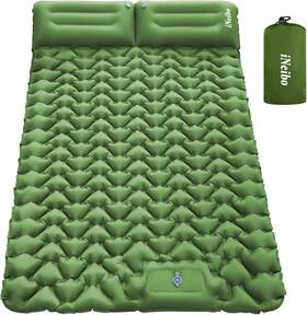 Sp02-green Ineibo Double Sleeping Pad For Camping Ultralight Full Green