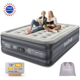 Amh3v141 Innotruth Air Mattress Full 600lb Capacity Built Pump Inflatable Blow Raised