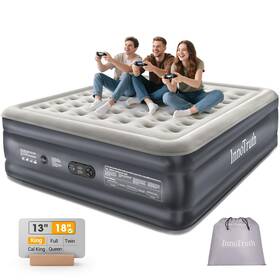 Amh3v142 Innotruth Air Mattress King With Built In Pump Inflatable Blow Up 18 Inch Raised