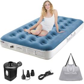 Innotruth B096bhfrhj Twin Camping Air Mattress Bed Single High Inflatable Airbed For