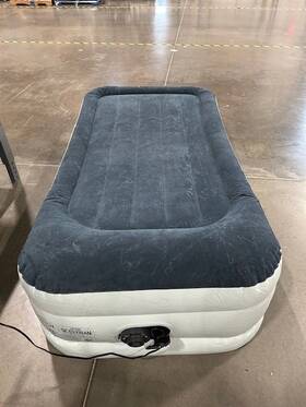 Intex 008678872295 Air Mattress White And Emerald - White/emerald