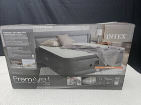 Intex 078257326822 Premaire I Air Mattress Queen Size Sealed Box 18 In With Built Pump