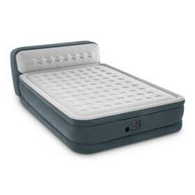 Intex 078257328185 Dura-beam Headboard Queen Airbed - Gray