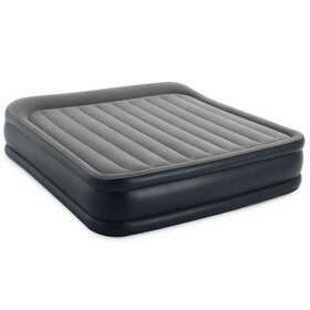 Intex 078257328680 Dura Beam 16.5 Inch Deluxe Inflatable Air Mattress Bed With Built In Pump