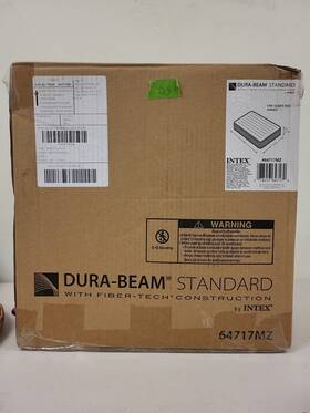 Intex 078257649891 Dura-beam Deluxe Series Ultra Comfort Elevated Airbed 22 Inch Queen