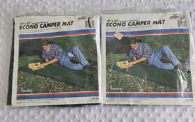 Intex 078257697021 Inflatable Camping Mat Lot Vintage Air Mattress Set Of 2 Econo Camper New