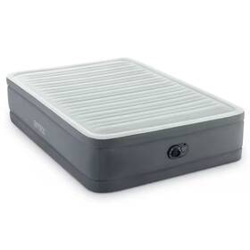 Intex 313026099041 Full Premaire I Fiber-tech Elevated Air Mattress Bed With Built-in Pump