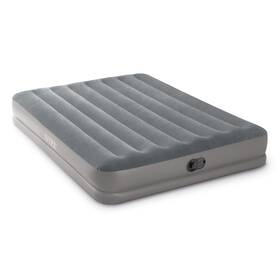 64114e Intex Kitchen Queen 12in Dura Beam Air Mattress With Usb Electric Pump Grey