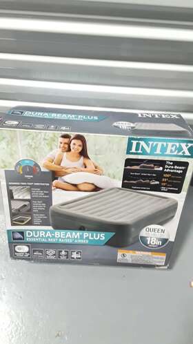 64125ed Intex Dura-beam Plus Series Essential Rest Airbed - Bed Height 18 Inch Queen 2021
