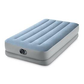 64165ed Intex Dura Beam Plus Mid-rise Comfort Plush Fiber-tech 14 Inch Air Mattress Twin-siz