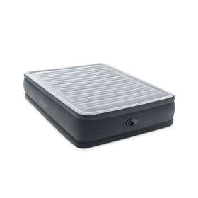 64413ed-u-a Intex Elevated Dura Beam Fiber Tech Airbed With Built In Pump Queen Open Box