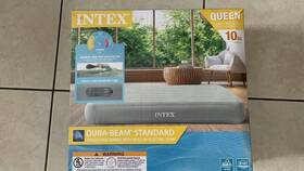 66113ww Intex Dura-beam Standard Single-high Air Bed With Built-in Pump -66113ww -queen