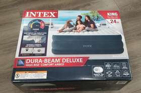66169wd Intex 24 Inch Dream Lux Pillow-top Dura-beam Airbed Mattress With Internal Pump King