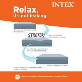 66179wl Intex Airbed With Built-in Usb Powered Pump - Queen