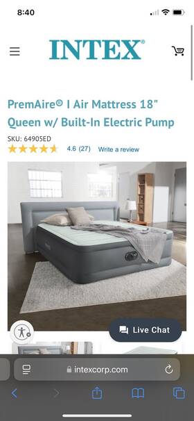 Ap619dp Intex Ap619d/ap619dp Premaire 1 18 Inch Queen