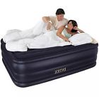 Intex Queen Inflatable Mattress Raised Air Bed Built In Pump Tent Camping Large 761873110097 Intex Queen Inflatable Mattress Raised Air Bed Built In Pump Tent Camping Large 761873110097