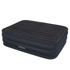 Intex Raised Downy Airbed With Built-in Electric Pump Queen Bed Height 22 012300980593