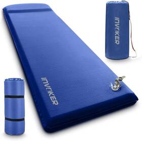 Smg-03 Invoker 3.15 Inch Camping Sleeping Pad Ultra-thick Elasticity Foam Single Blue