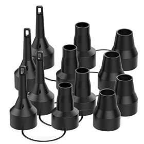 Iokuki 768599966083 4 Set Replacement Nozzles Plastic Pump 3 Size For Air Bed No