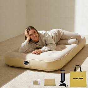 Yb-fcbf-21 Iumulinrui Single Air Mattress Inflatable Bed With Fiber-tech Support 8.5 Inch Hei