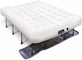 Ivation 313037696635 Ez-bed Queen Air Mattress With Frame And Rolling Case Self Inflatable