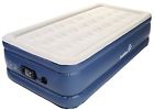 Ivation Inflatable Twin Air Bed Double Height 24 Coil Mattress With Plug 6826713952689
