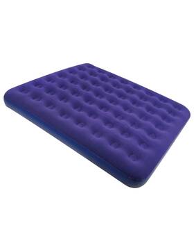 Jeaouia 770240939926 King Size Air Mattress For Inflatable - Portable Blue Blow Up Mattres