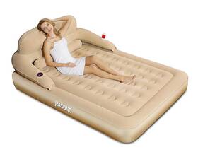 68915 Jeasong Air Mattress With Headboard Fast Inflation/deflation Inflatable Airbed 9 Inch