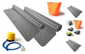 Tpu-gry-130 Jiangmen Compass Manufacturing Limited Inflatable Bed Rails - Travel Bumpers 2 Pack Baby And Toddler Sleeping Safety