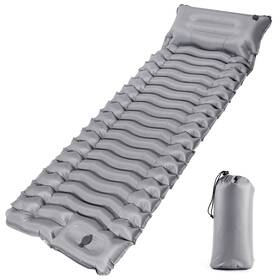 Jnconser Cqc04 Sleeping Pad Ultralight Inflatable Mat With Single Grey