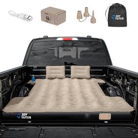 H1202-00702-gy-1 Joytutus Truck Bed Air 5.5-5.8ft Built-in Pump Camel And Black
