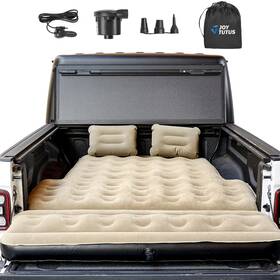 H1202-00711-gy Joytutus 5-5.2ft Truck Bed Air Mattress With Removable Tailgate Extension Thickened I