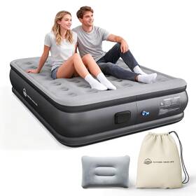 Juitoy 717179981381 Queen Air Mattress With Built In Pump Newly Upgraded One-touch