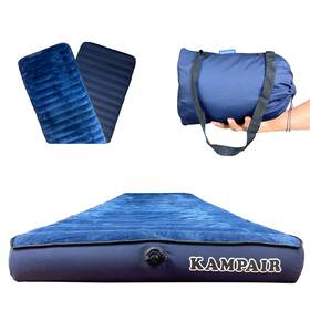 Kampair 195893404100 3-layer Inflatable Single Air Mattress For Camping Travel Indoor Outdoor -