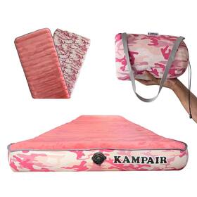Ka001-04 Kampair 3-layer Inflatable Single Air Mattress For Camping Travel Indoor Outdoor -