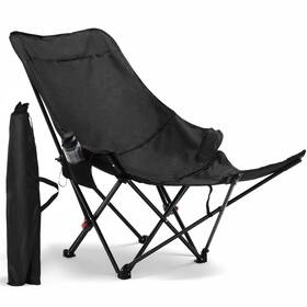 Lon-karenhi-2015 Karenhi Portable Hammock Chair With Footrest Reclining Camping Black